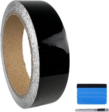 LZLRUN Free Tool Kit High Gloss Vinyl Wrap for 1Inches x 30Feet, 