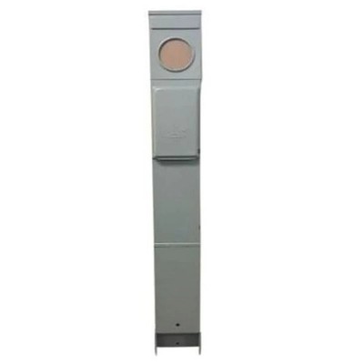 Midwest M775CP6010 125A POST 50/50/30/20GFCI Metered Earth Burial Pedestal