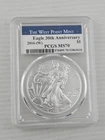 2016 Silver Eagle $1 MS 70 PCGS West Point Mint 30th Anniversary