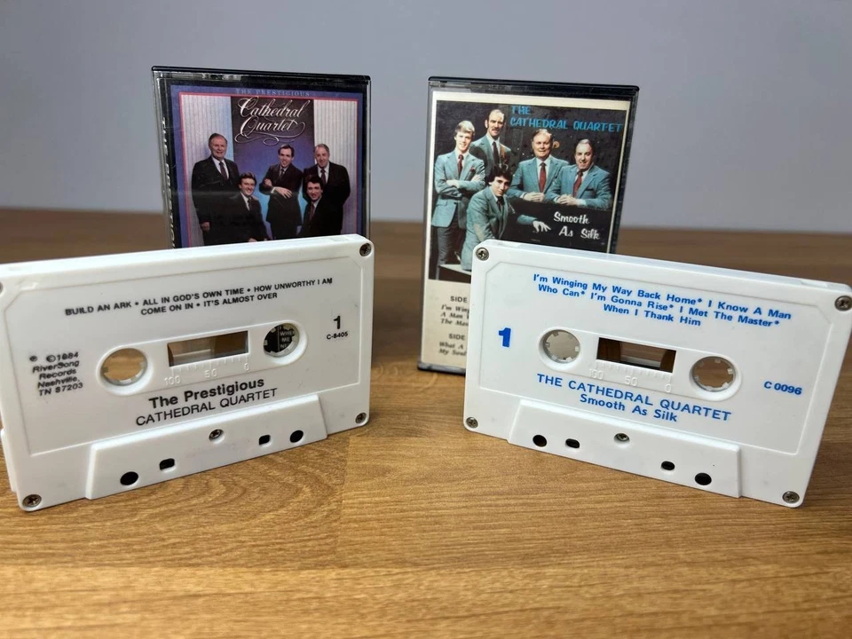 Buy 2 Get 1 Free - Cathedral Quartet Gospel Cassette Tapes - Image 2 of 3