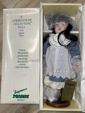 SEYMOUR MANN 17" SUSAN CONNOISSEUR COLLECTION PORCELAIN DOLL - NEW OPEN BOX