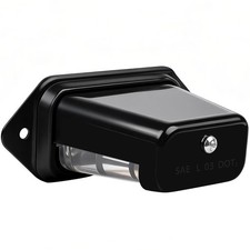 LED License Plate Light Waterproof 12V Submersible Tag Lamp Universal Auto Truck