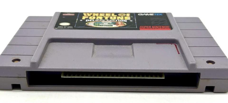 Wheel Of Fortune Deluxe Edition For Super Nintendo SNES Cartridge Only Works - Image 4 of 4
