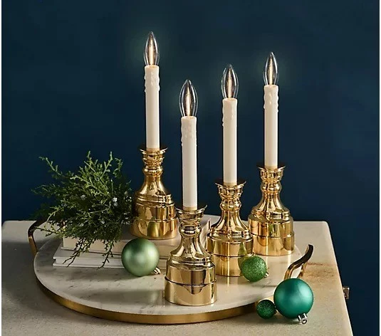 Luces de Belén 4 velas de ventana inalámbricas premium Foto 3 de 4