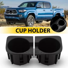 Pair Center Console Cup Holder Insert Right & Left For Toyota Tacoma 2005-2017 C