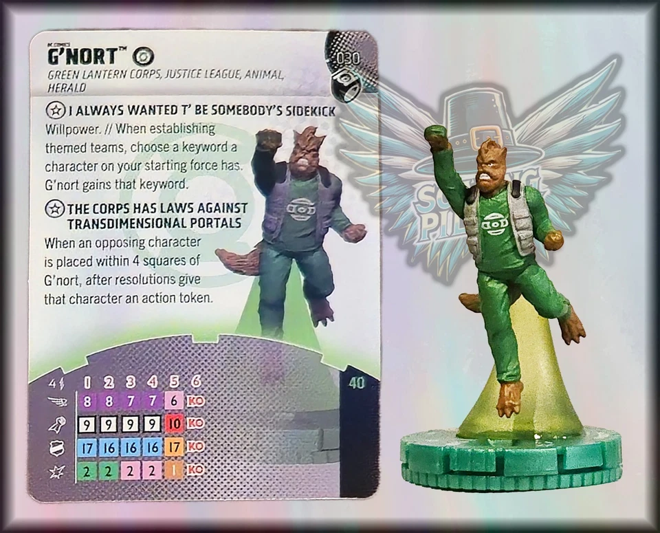 DC Heroclix G'NORT - 030 - RARE (Gnort) Lantern Legacy Set - Image 1 of 1
