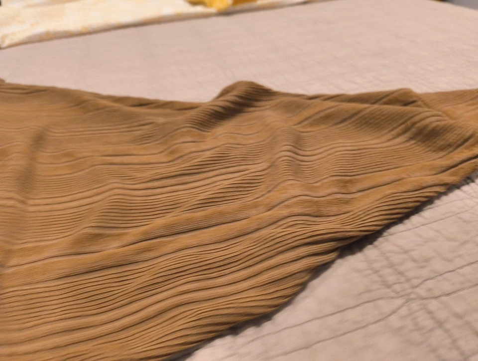 Свитер Charlotte Avery Batwing туника из хлопковой смеси коричневый размер маленький - Изображение 3 из 4