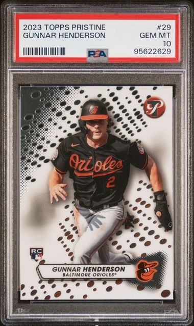 PSA 10 2023 Topps Pristine Rookie #29 - Gunnar Henderson - Orioles RC!