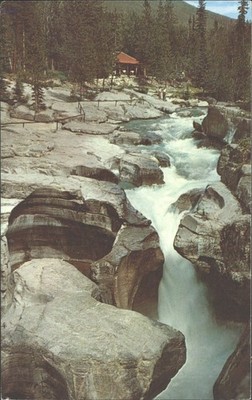 Maligne Canyon Jasper Park Canada Vintage Postcard 1970s G. Morris Taylor