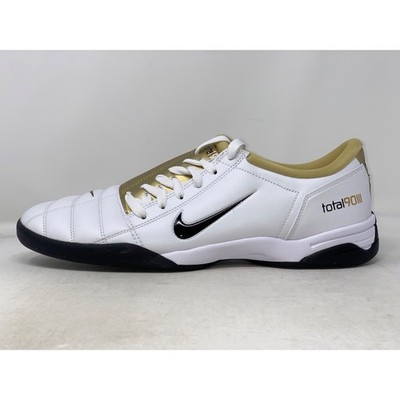 Nike Total 90 Gold White Indoor Soccer Shoes, Size 12.5 BNIB