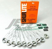 JTS 10 Shurlite Single Strikers Spark Lighters with 25 Flints Welding Torch I...