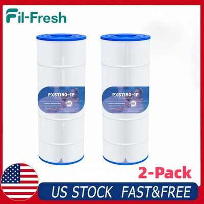 #ad 1 2 Pack Pool Filter CC1500 for Hayward XStream PXST150 CCX1500RE 150 sq.ft $44.99