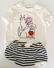 Cat  Jack Baby Halloween Outfit 18M NWT 2pc T-Shirt Bloomer Set Cat Dog Stripe