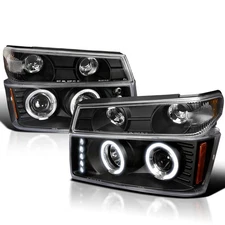 Spec-D Tuning 2LCLHPCOL04HJMTM Headlights with Corner Lights Black for 2004-2012