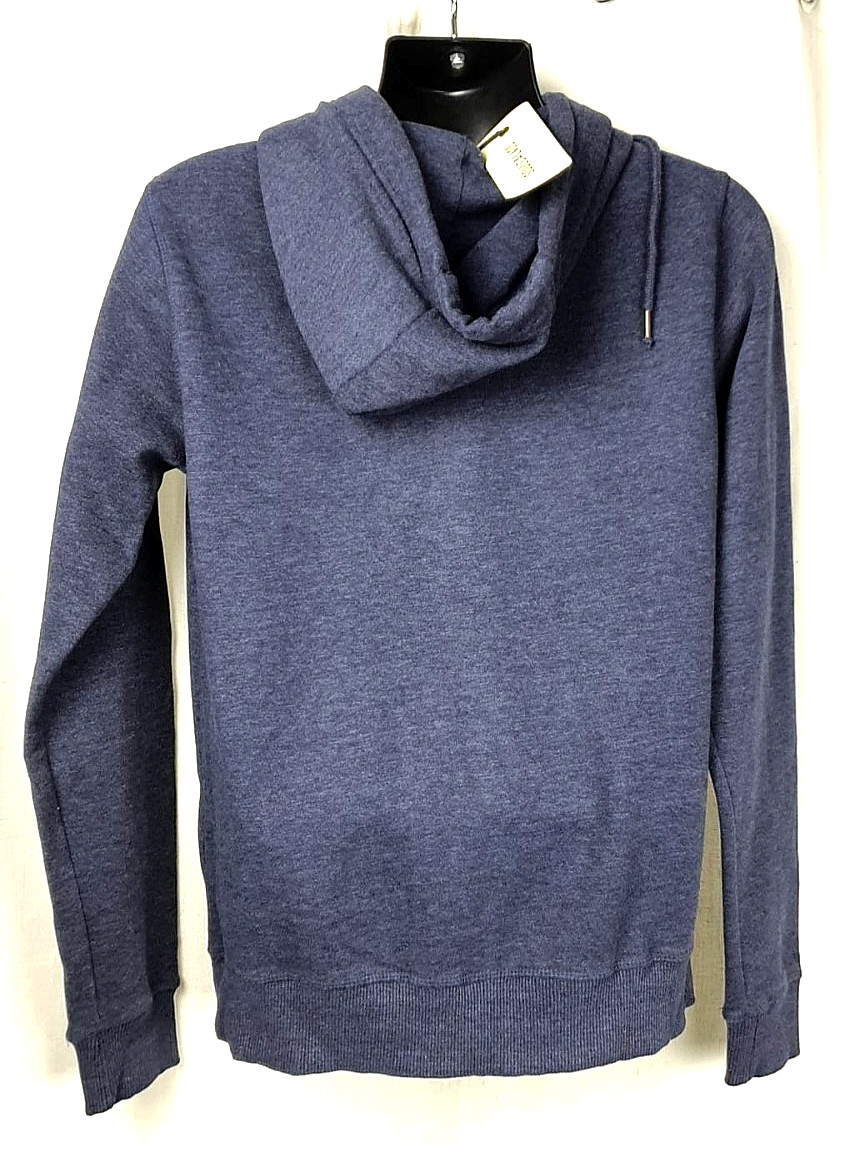 Soulcal & Co Sinatureg Zip Hoodie Indigo Marl Size M RRP £25 CR063 FF 03 image 3
