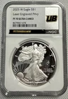 2025-W American Silver Eagle Laser Engraved Privy NGC PF70 Ultra Cameo UB Label