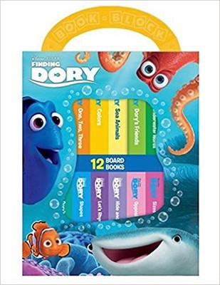 FINDING DORY MY FIRST LIBRARY 12 BOOK By Pikids - Hardcover Excellent Condition