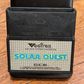 Vectrex Star Trek The Motion Picture and Solar Quest Game Cartridges (Tested)