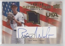 2008 Upper Deck Blue Ink Jersey /400 Ryan Weber #USJR-RW Auto 0y9m