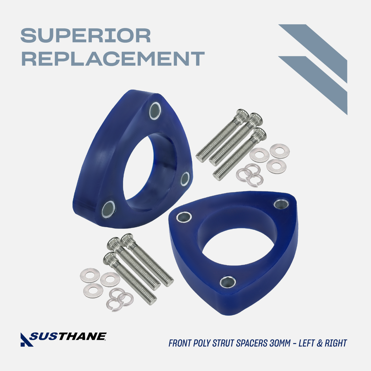 AUTOACER -6p Front Rear Lift Kit PU Spacers Shock Extenders 30mm