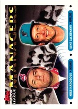 1993 Topps - Major League Managers Mike Hargrove, Rene Lachemann #505