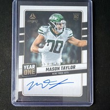 Panini 2025 Luminance Mason Taylor Rookie Autograph #YOS-MTR Jets Year One