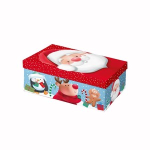 Regalo Navidad Caja Despegue Tapa Pequeño 29cmx 20cmx 13cm - Santa y Amigos