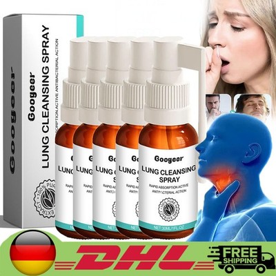 1~5 Pack Herbal Lung Cleansing Spray 30ml