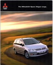 Mitsubishi Space Wagon 2002-2003 UK Market Brochure 2.0 Classic & 2.4 Equippe