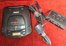 Vintage Black 1994 RCA portable car disk Player RP-7904A tested and works