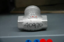 VALVE, SWING TYPE CHECK, 1/2", 316 SS, SCREWED, SCREWED CAP-200# @ 500 -SURPLUS-