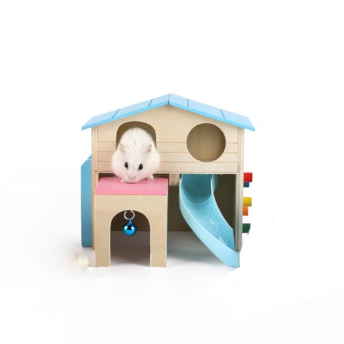 Hamster Wooden Habitat Hamster Wooden Hideout Hamster Cages points de vente Rat Toys