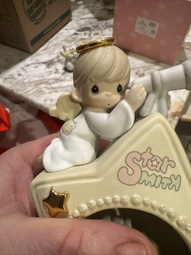 Precious Moments 2001 The Star Smith 3 Porcelain Figurine Set 879568 EN50 Angels - Picture 5 of 16
