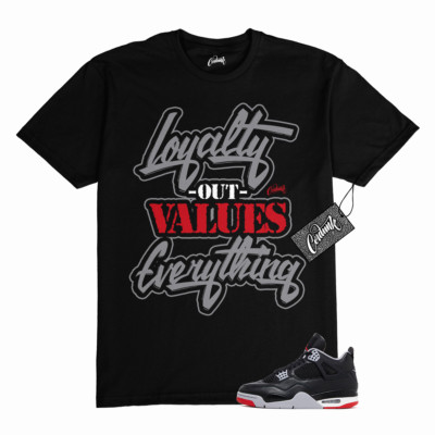 4 Bred Reimagined Cement Grey Varsity Red Summit White Shirt Match LYLTY Jordan