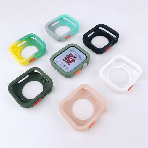 Do Apple Watch Series 10 9 8 7 6 5 4 3 2 SE Ultra gradientowe silikonowe etui na zderzak - Zdjęcie 5 z 29