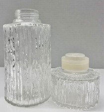 1960s DBGM Textured Tree Bark Glass Decanter-MCM