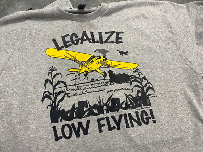 Piper J3 Cub T-shirt ''Legalize Low Flying'' design