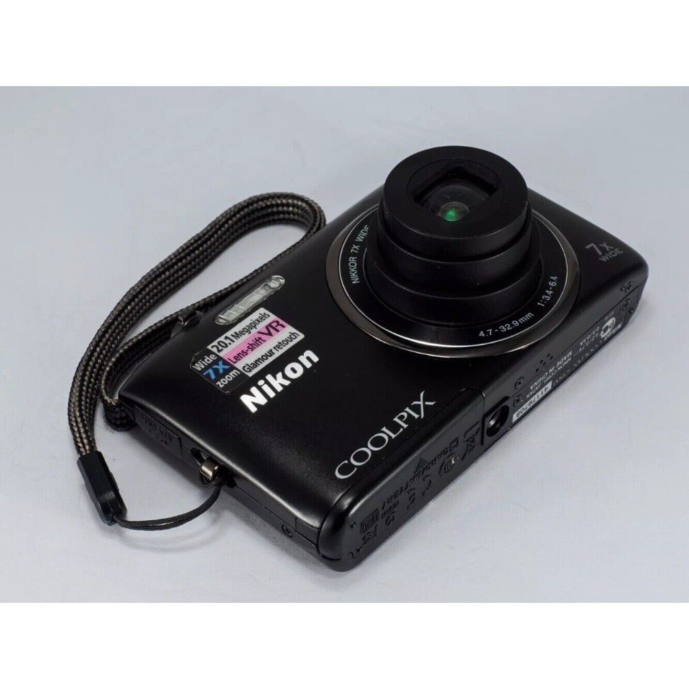 Nikon COOLPIX S3500 Digital Camera 20.0MP 7x Optical CCD Vintage
