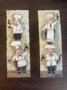 JoyAlldred Wall Plaque 3D Chefs Balancing Act