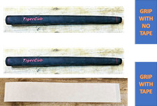 TIGER CUB PUTTER GRIP JUNIOR Jr. PISTOL BLACK RUBBER RED PRINT   NEW  