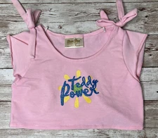 Vintage Dan Dee "Teddy Power" Teddy Bear Shirt 7" x 9" Perfect for Build-A-Bear