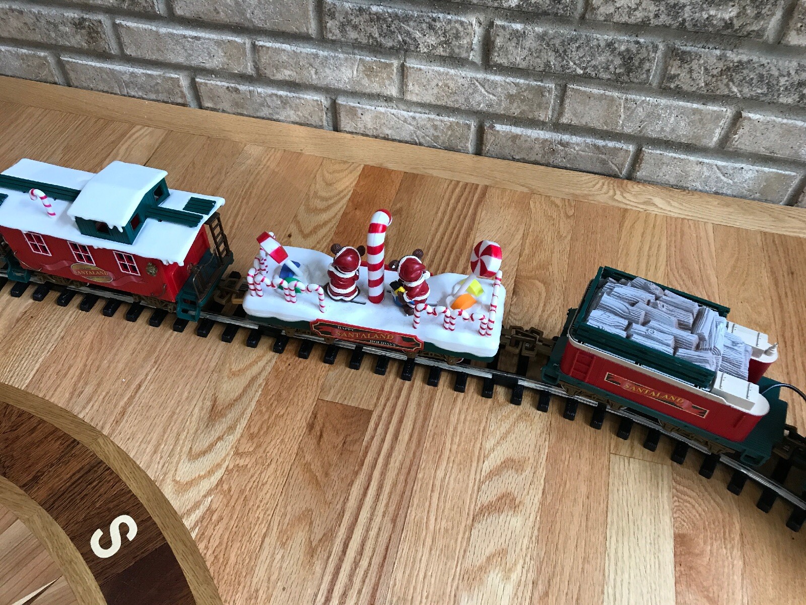 santaland musical holiday train set