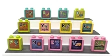 Vtech Replacement Pastel Letter Blocks Sit 2 Stand Alphabet Train PICK ONE Block