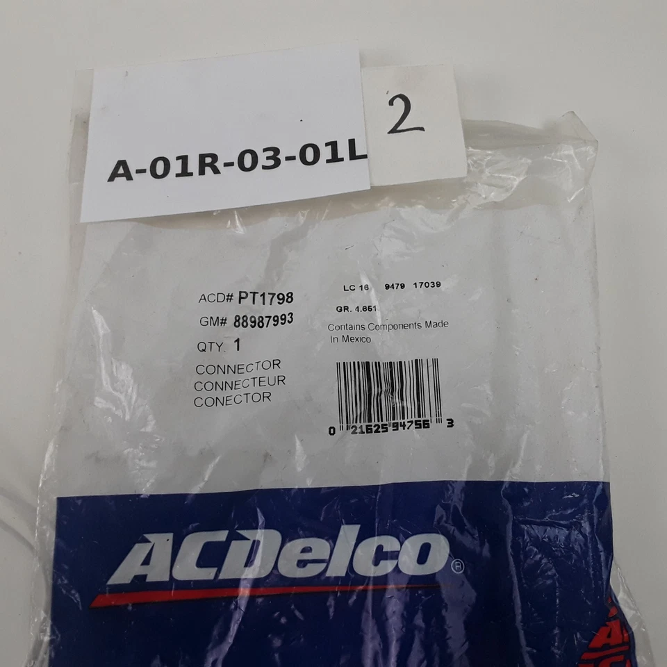 Conector interruptor indicador de nivel de líquido de frenos GM 88987993 Foto 3 de 3