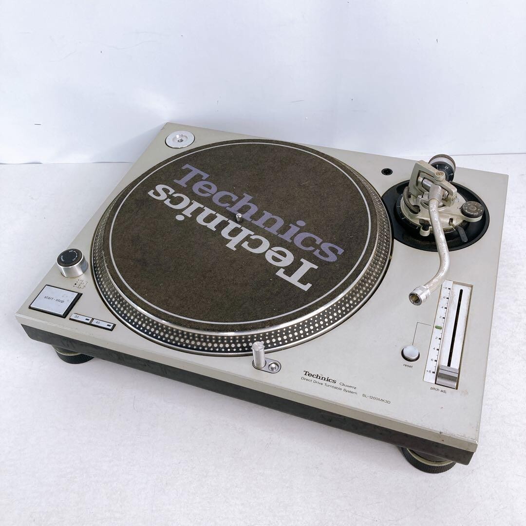 Technics SL-1200MK3D Silver Direct Drive DJ Turntable record player　from Japan