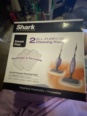 Shark Steam Mop Microfiber Replacement Cleaning Pads 2ea New XT3101