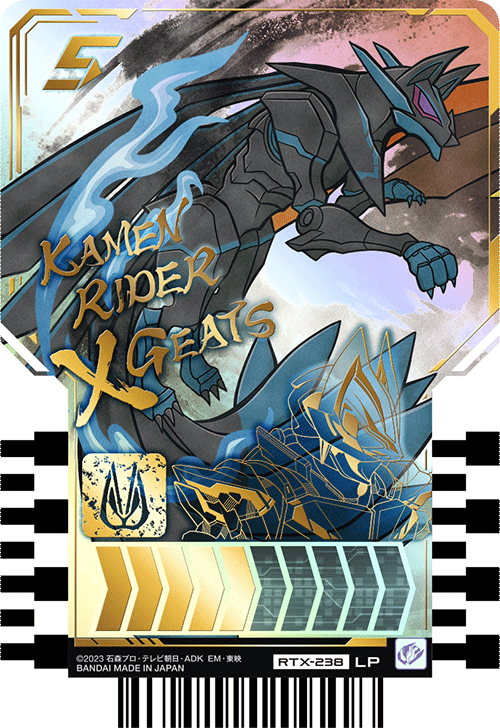 Kamen Rider X Geats Gotchard Ride Chemy card Phase EX02 RTX-238 LP