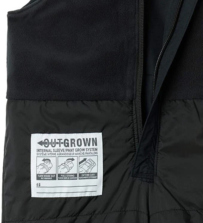 NWT Columbia Boy's Snowslope II Bib Winter Snow Pants Black Size L $120 N56 - Image 4 of 4