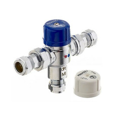 Bulldog C85079 Pegler 5A1211 15mm Thermostatic Mixing Combined Valve TMV3/TMV2 