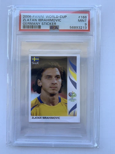 2006 Zlatan Ibrahimovic Panini World Cup PSA 9